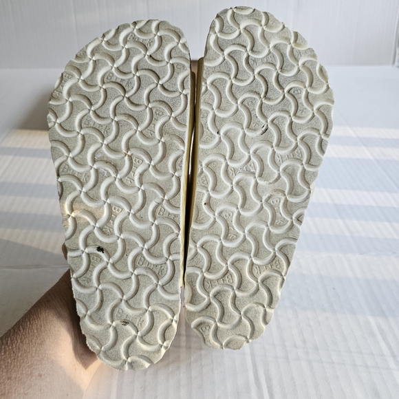 Birkenstock Florida 230 Sandal size EU 36 yellow triple strap - Picture 10 of 15